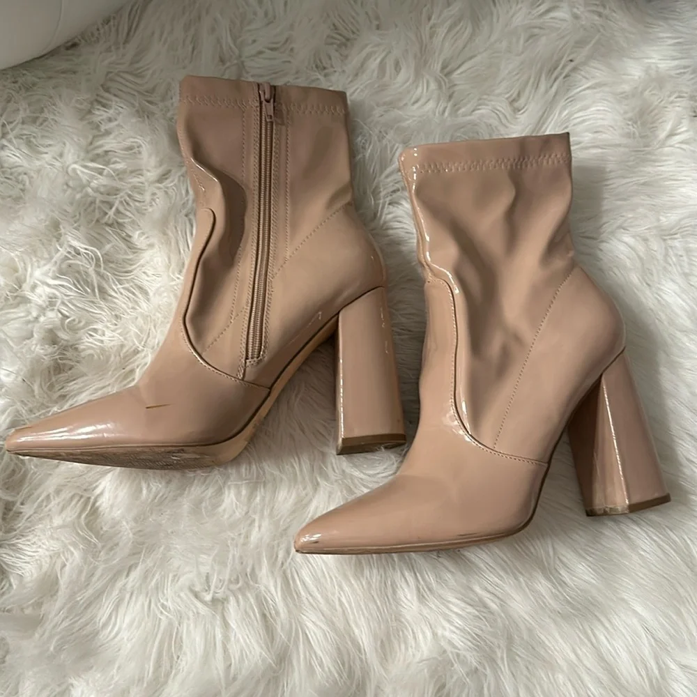Nude Booties - Picture 2 of 2